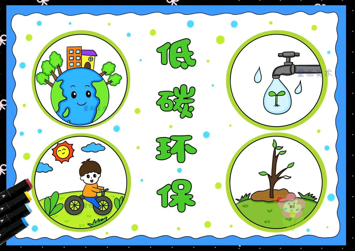 綠色生活，從我做起——低碳環保兒童繪畫